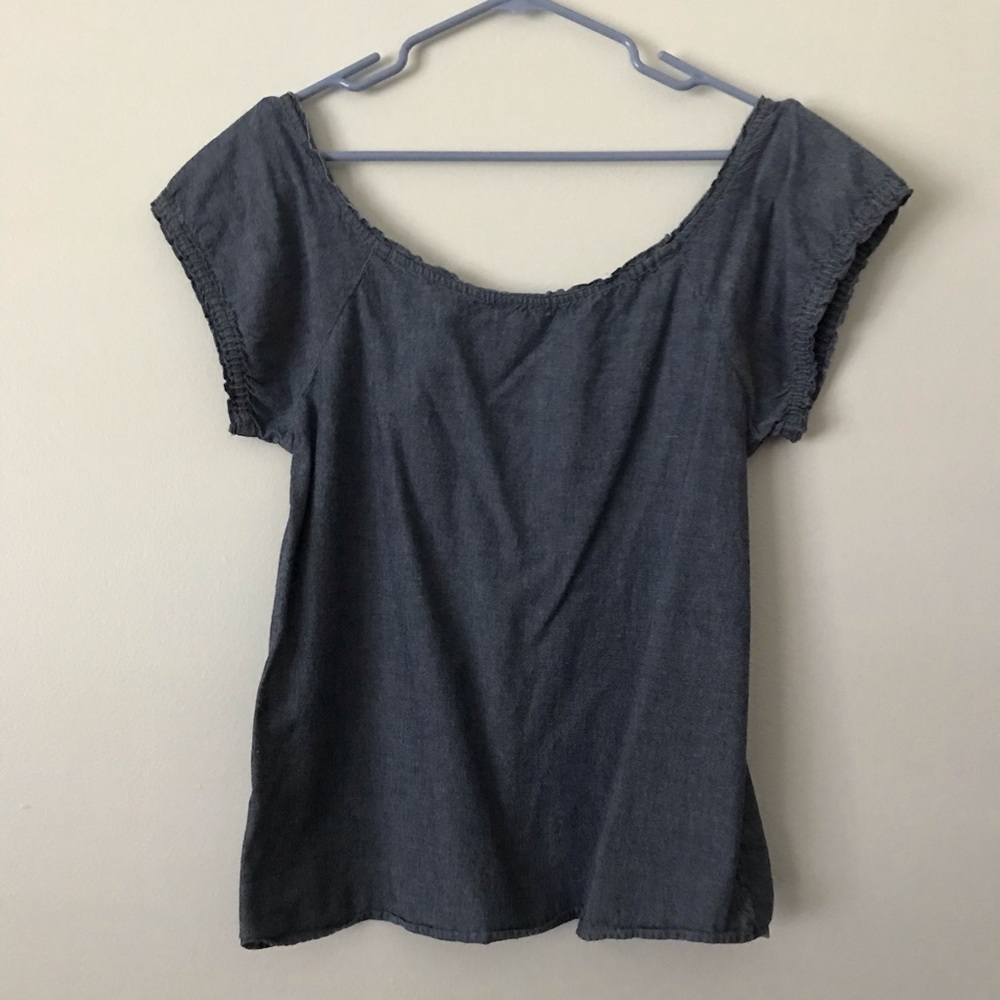 JCrew denim Top ๐ - Picture 2 of 4